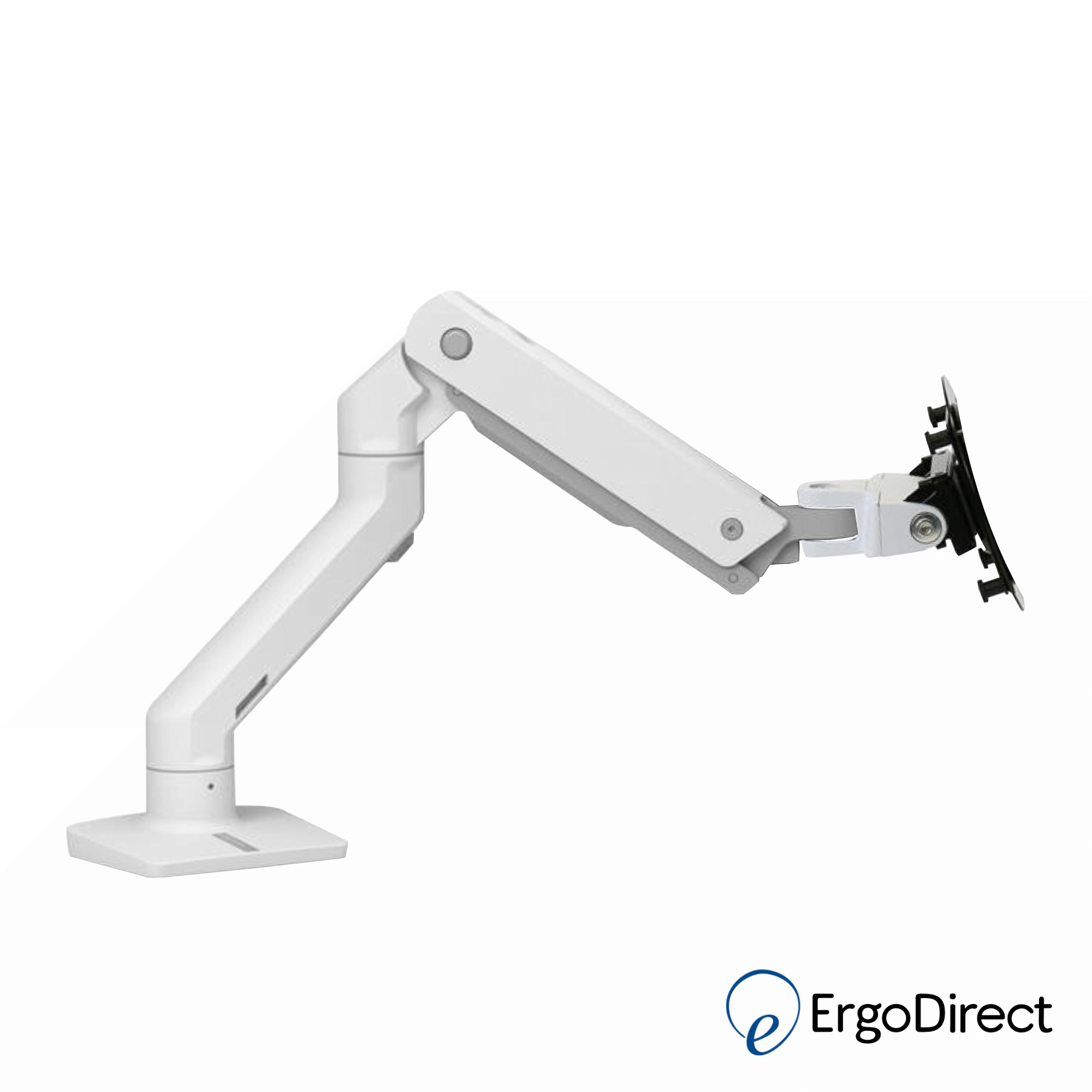 Desk Mount White EDM-HX49DW includes desk clamp and grommet mount